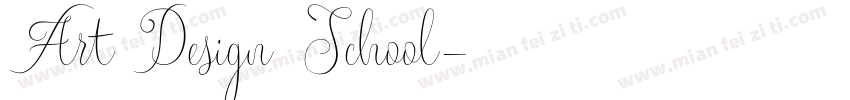 Art Design School字体转换